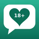 Rubmaps 18+ heart logo